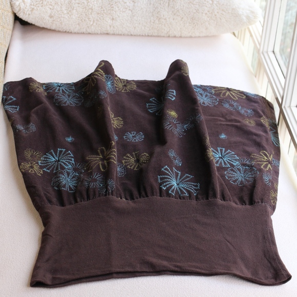 Duet Designs Velvet Brown Maternity Skirt - Picture 1 of 8